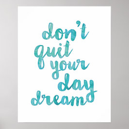 デイやめリームのポスター |青い水色 ポスター