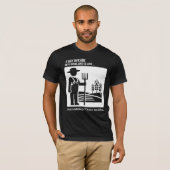 デイアウトアウトアウトオブ農地Noアイディア Tシャツ (正面フル)