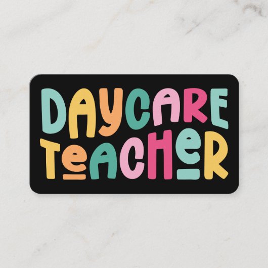 デイアカラフルリー先生 名刺 (正面)