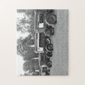 デイアットザアンティークトラクターショー2家族おもしろい時間 ジグソーパズル (縦)