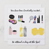 デイアットザスパ招待状 招待状 (正面/裏面)