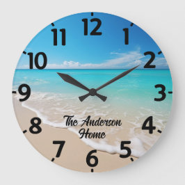デイアットザビーチ ラージ壁時計