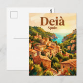 デイア(Deià) スペイン ポストカード (正面/裏面)