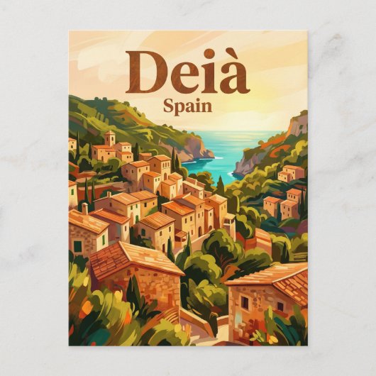 デイア(Deià) スペイン ポストカード (正面)
