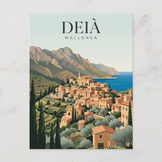 デイア(Deià) スペイン ポストカード (正面)