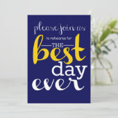 デイエ最高のバーリハーサル招待状 招待状 (スタンド正面)