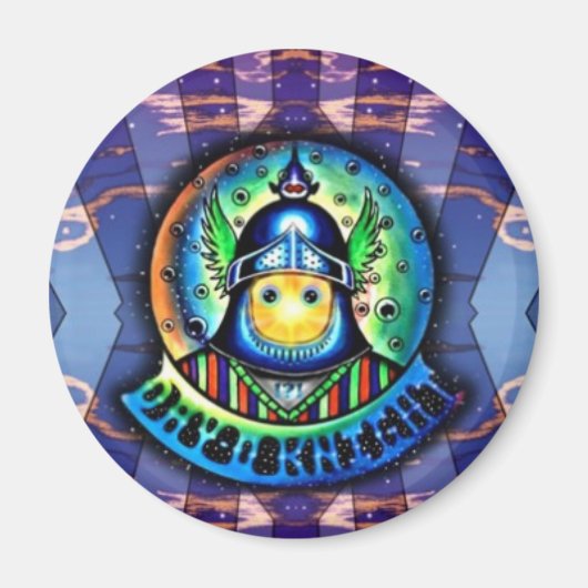 デイオナイトデザインスタジオロゴ マグネット (正面)