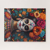 デイオブザデッドシュガースカルヒドゥン名前をカスタムする ジグソーパズル (横)