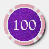 デイオブザデッドシュガースカルプロフェッショナルグリッター ポーカーチップ (裏面)