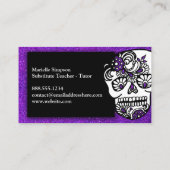 デイオブザデッドシュガースカルプロフェッショナルグリッター 名刺 (裏面)