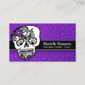 デイオブザデッドシュガースカルプロフェッショナルグリッター 名刺 (正面)
