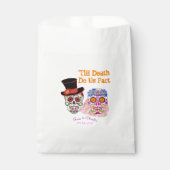 デイオブザデッドシュガースカル新郎新婦パーティー フェイバーバッグ (正面)