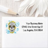 デイオブザデッドシュガースカル漫画タトゥーデザイン ラベル (インサイチュ)