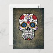デイオブザデッドスカルディーアデムエルトスメキシコ ポストカード (正面/裏面)