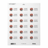 デイオブザデッドディアデムエルトシュガースカルウーマン ラベル (フルシート)