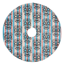 デイオブザデッドディアデムエルトスシュガースカル フリース ツリースカート