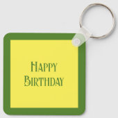 デイオブザデッドハッピーサボテンカスタム誕生日 キーホルダー (裏面)