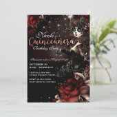 デイオブザデッド・ガール・レッド・ブラック・キンチェニェラパーティー 招待状 (スタンド正面)