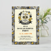 デイオブザデッド、ディアデロスミュエルトスパーティー招待状 招待状 (スタンド正面)