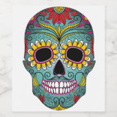 デイオブザデッド・ブライトスカル ワインラベル (シングルラベル)