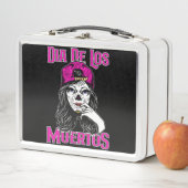 デイオブザデッドDia De Los Muertos砂糖スカル メタルランチボックス (インサイチュ)