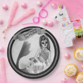 デイオブデッドパーティーシュガースカルマーメイドゴシック ペーパープレート (パーティー)