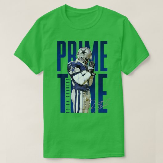 デイオンサンダース Tシャツ (デザイン正面)