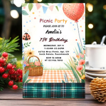 デイガールズラブバグピクニック水玉模様1st誕生日