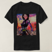 デイギフトアリタバトルエンジェルかわいいグラフィックギフト Tシャツ (デザイン正面)