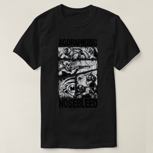 デイギフトグランコアバンドAgoraphobic Nosebleed Celi Tシャツ (デザイン正面)