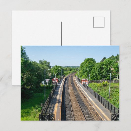 デイグトン駅, ハダースフィールド ポストカード (正面/裏面)