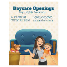 デイケアの開店促進フライヤー