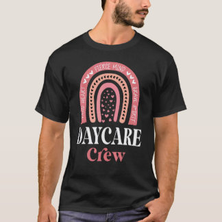 デイケアクルー 学校 保育士 チーム教師 Tシャツ