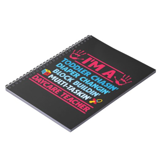 デイケア先生おむつ幼児保育士 ノートブック (左側)