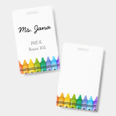 デイケア先生バッジ バッジ (正面＆裏面)