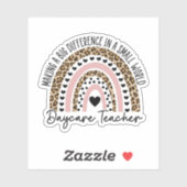 デイケア先生レインボー、気に子供、先生ギフト シール (シート)