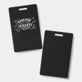 デイケア先生 バッジ (表裏)