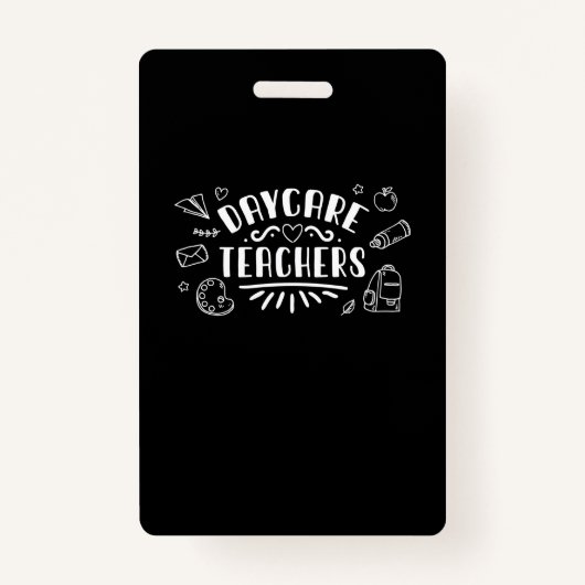 デイケア先生 バッジ (正面)