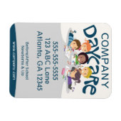 デイケア用名刺マグネット マグネット (横)