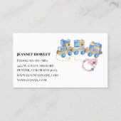 デイケア 子ども用おもちゃ ボヘミア 水彩 名刺 (裏面)