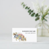 デイケア 子ども用おもちゃ ボヘミア 水彩 名刺 (スタンド正面)