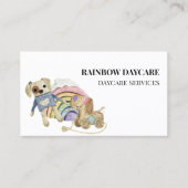 デイケア 子ども用おもちゃ ボヘミア 水彩 名刺 (正面)