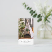 デイケーモダンサビーシッター子供部屋託児 名刺 (スタンド正面)