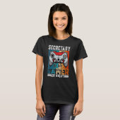 デイゲーマーの秘書デイゲーマーの夜ミーム Tシャツ (正面フル)