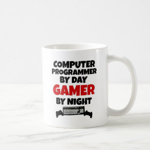 デイゲーマー別コンピュータープログラマ コーヒーマグカップ