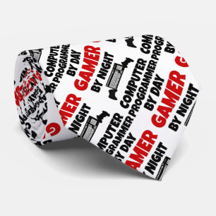 デイゲーマー別コンピュータープログラマ ネクタイ