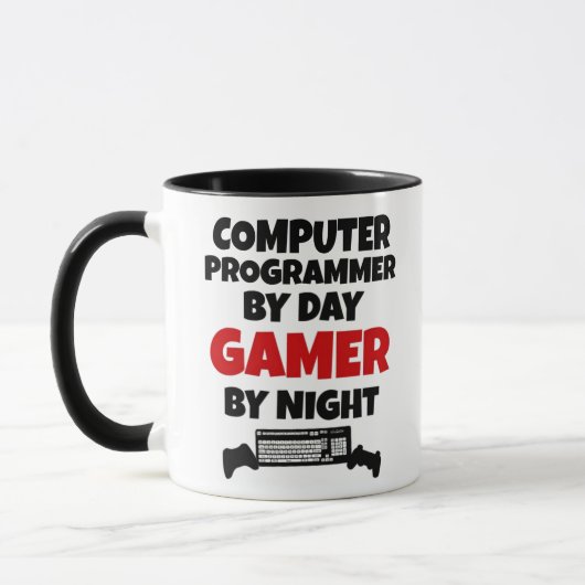 デイゲーマー別コンピュータープログラマ マグカップ (左)