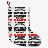 デイゲーマー別ソフトウェアエンジニア(夜間) スモールクリスマスストッキング (正面)