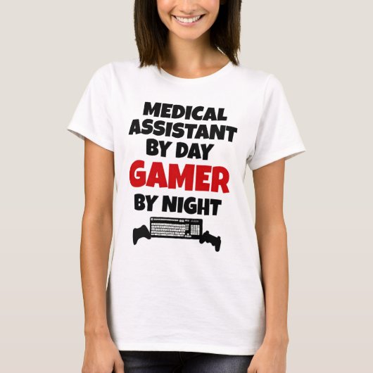 デイゲーマー別医療助手 Tシャツ (正面)