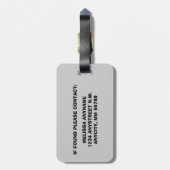 デイゲーマー別電気技師 ラゲッジタグ (裏面縦)